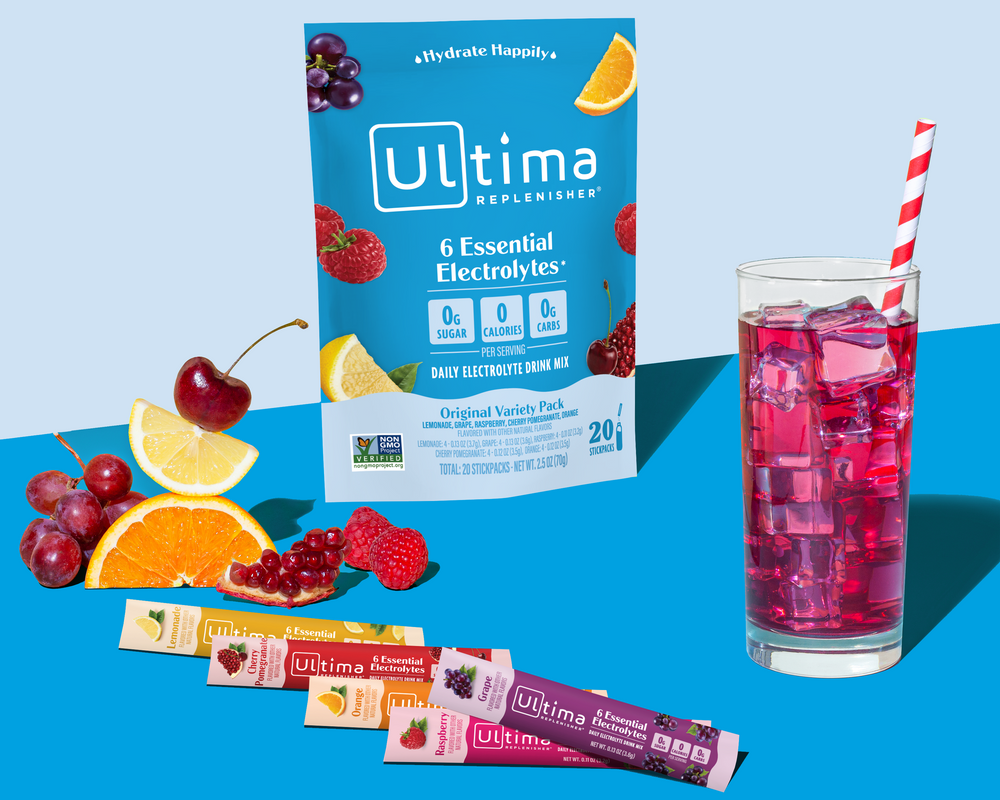 Ultima Replenisher Variety Pack with Stickpacks and Fruit