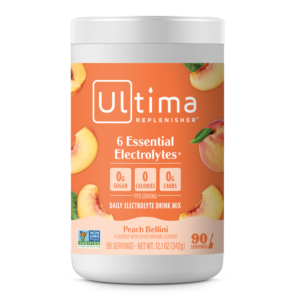 Peach Bellini Mocktini electrolyte drink mix