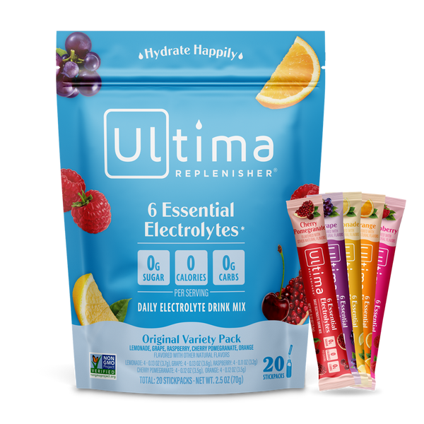 Ultima Replenisher Variety Pack electrolyte hydration powder