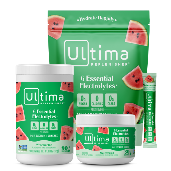 Ultima Replenisher Watermelon electrolyte hydration powder